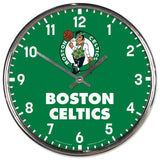 Boston Celtics Clock Round Wall Style Chrome Periodic Restock-0