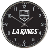 Los Angeles Kings Clock Round Wall Style Chrome-0