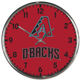 Arizona Diamondbacks Clock Round Wall Style Chrome Periodic Restock-0