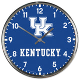 Kentucky Wildcats Round Chrome Wall Clock Periodic Restock-0