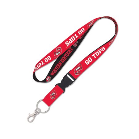 Western Kentucky Hilltoppers Lanyard with Detachable Buckle Two Tone Special Order-0