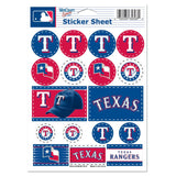 Texas Rangers Decal Sheet 5x7 Vinyl-0