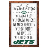 New York Jets Sign 11x17 Wood In This House-0
