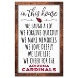 Arizona Cardinals Sign 11x17 Wood In This House-0