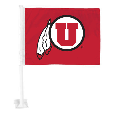 Utah Utes Flag Car Primary Logo-0