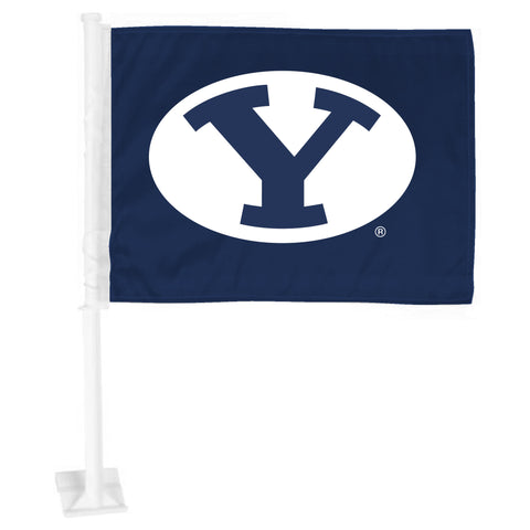 BYU Cougars Flag Car Primary Logo-0