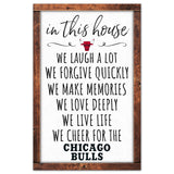 Chicago Bulls Sign 11x17 Wood In This House-0