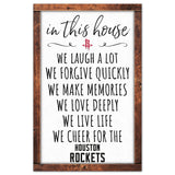 Houston Rockets Sign 11x17 Wood In This House-0