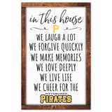 Pittsburgh Pirates Sign 11x17 Wood In This House-0