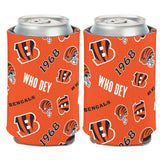 Cincinnati Bengals Can Cooler Scatterprint Design-0