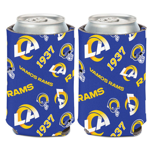 Los Angeles Rams Can Cooler Scatterprint Design-0