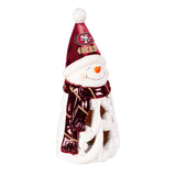 San Francisco 49ers Statue 8 Inch LED Snowman-0