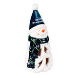 Seattle Seahawks Statue 8 Inch LED Snowman-0