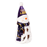 LSU Tigers Statue 8 Inch LED Snowman-0