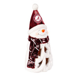 Alabama Crimson Tide Statue 8 Inch LED Snowman-0