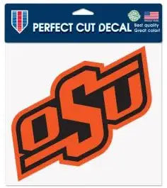 Oklahoma State Cowboys Decal 8x8 Perfect Cut Color - Special Order-0