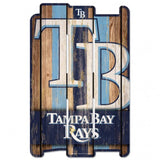 Tampa Bay Rays Sign 11x17 Wood Fence Style - Special Order-0