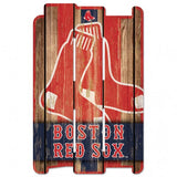 Boston Red Sox Sign 11x17 Wood Fence Style-0