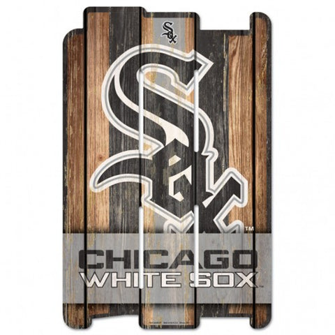Chicago White Sox Sign 11x17 Wood Fence Style - Special Order-0