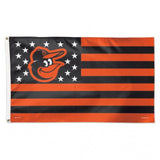 Baltimore Orioles Flag 3x5 Deluxe Style Stars and Stripes Design - Special Order-0