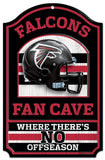 Atlanta Falcons Sign 11x17 Wood Fan Cave Design-0