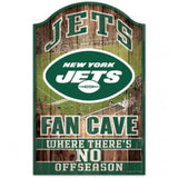 New York Jets Sign 11x17 Wood Fan Cave Design-0