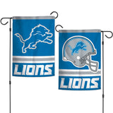 Detroit Lions Flag 12x18 Garden Style 2 Sided-0