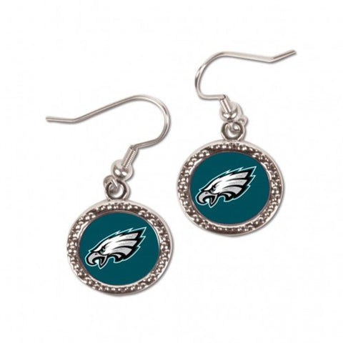 Philadelphia Eagles Earrings Round Style - Special Order-0