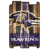 Baltimore Ravens Sign 11x17 Wood Fence Style-0