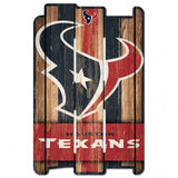 Houston Texans Sign 11x17 Wood Fence Style-0