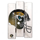 Jacksonville Jaguars Sign 11x17 Wood Fence Style-0