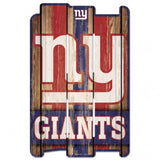 New York Giants Sign 11x17 Wood Fence Style-0