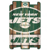New York Jets Sign 11x17 Wood Fence Style-0