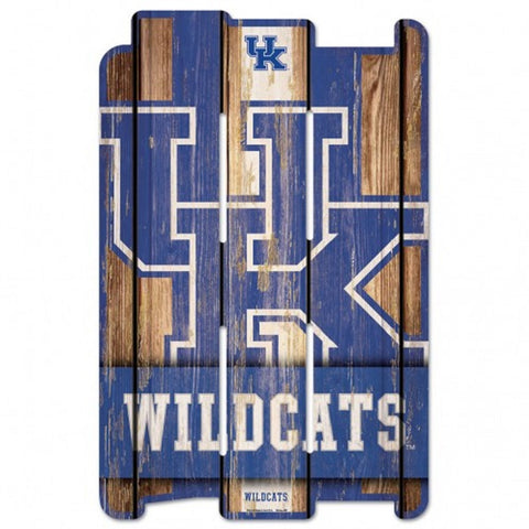 Kentucky Wildcats Sign 11x17 Wood Fence Style-0