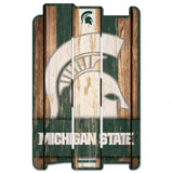 Michigan State Spartans Sign 11x17 Wood Fence Style-0