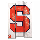 Syracuse Orange Sign 11x17 Wood Fence Style-0