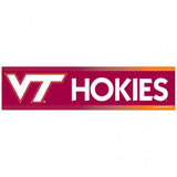 Virginia Tech Hokies Decal 3x12 Bumper Strip Style - Special Order-0