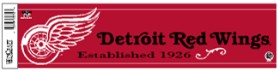 Detroit Red Wings Bumper Sticker-0