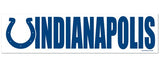 Indianapolis Colts Decal Bumper Sticker - Special Order-0