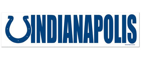 Indianapolis Colts Decal Bumper Sticker - Special Order-0