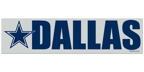 Dallas Cowboys Decal Bumper Sticker-0