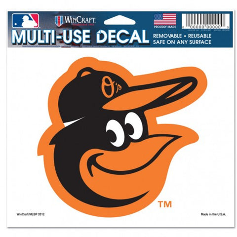 Baltimore Orioles Decal 5x6 Ultra Color-0