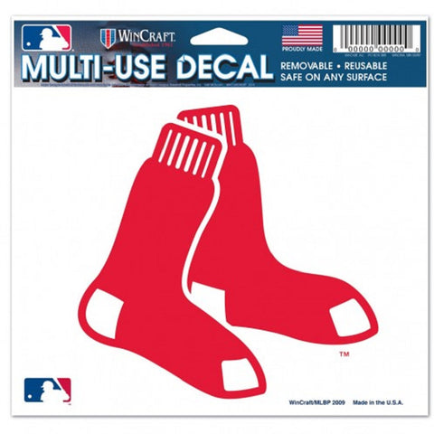 Boston Red Sox Decal 5x6 Ultra Color-0