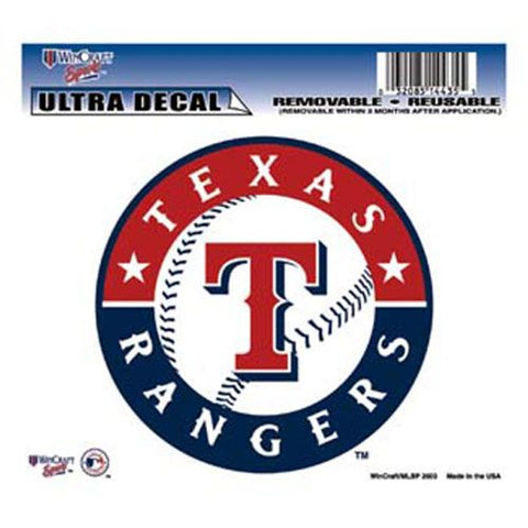 Texas Rangers Decal 5x6 Ultra Color-0