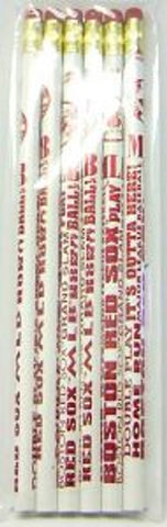 Boston Red Sox Pencil 6 Pack-0