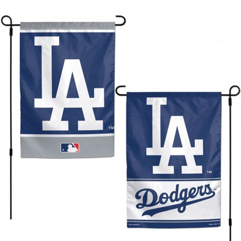 Los Angeles Dodgers Flag 12x18 Garden Style 2 Sided-0