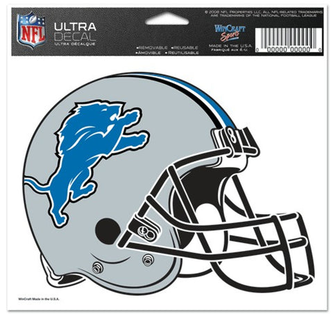 Detroit Lions Decal 5x6 Multi Use Color-0