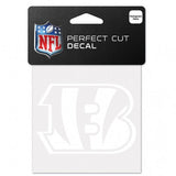Cincinnati Bengals Decal 4x4 Perfect Cut White-0