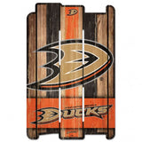 Anaheim Ducks Sign 11x17 Wood Fence Style - Special Order-0
