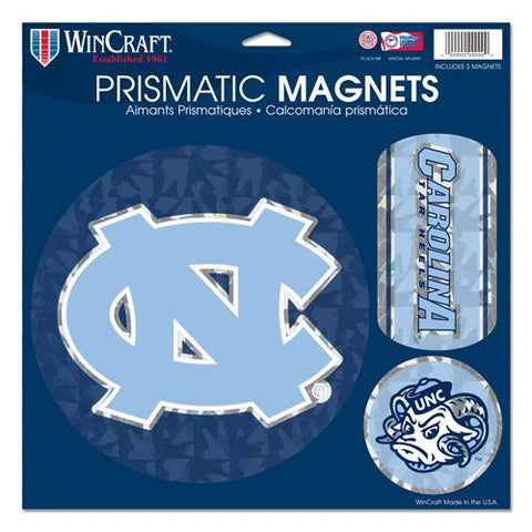 North Carolina Tar Heels Magnets 11x11 Prismatic Sheet-0